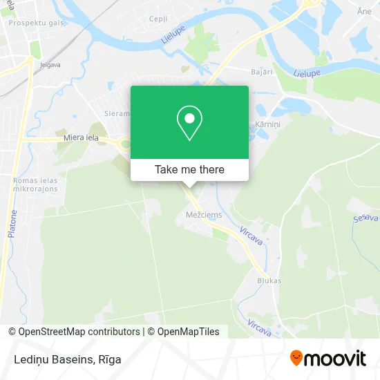 Lediņu Baseins map