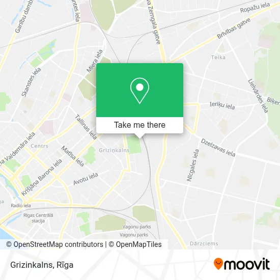 Grizinkalns map