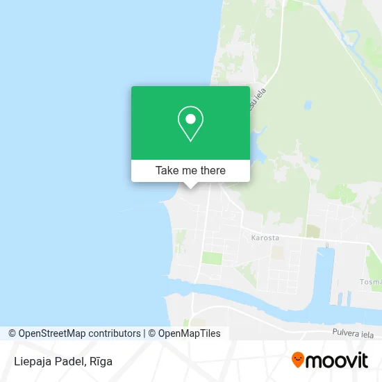 Liepaja Padel map