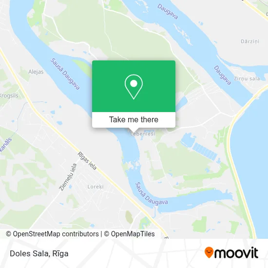 Doles Sala map