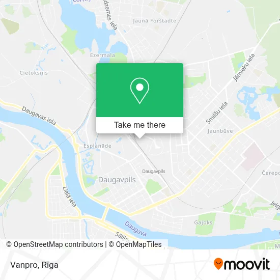 Vanpro map