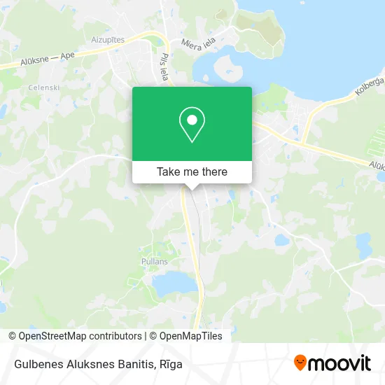 Gulbenes Aluksnes Banitis map