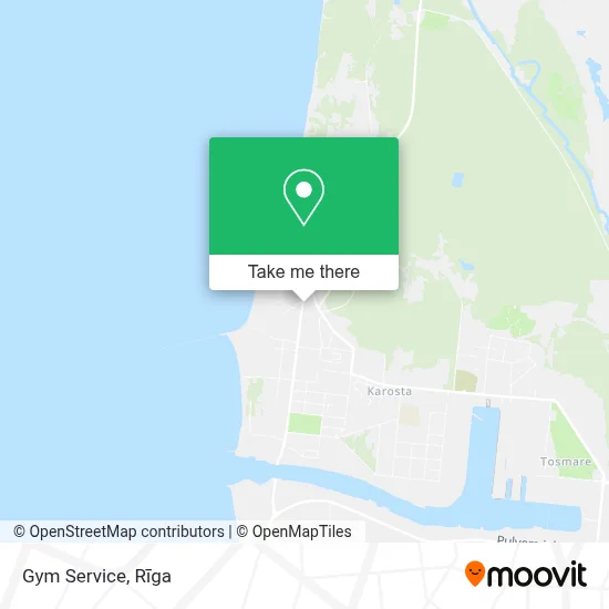 Gym Service map