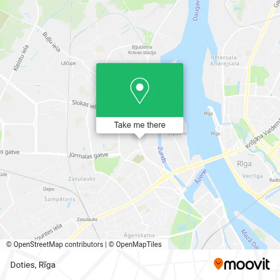 Doties map