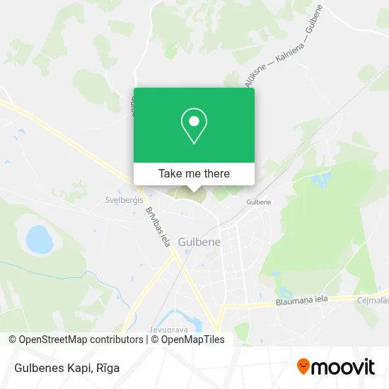 Gulbenes Kapi map