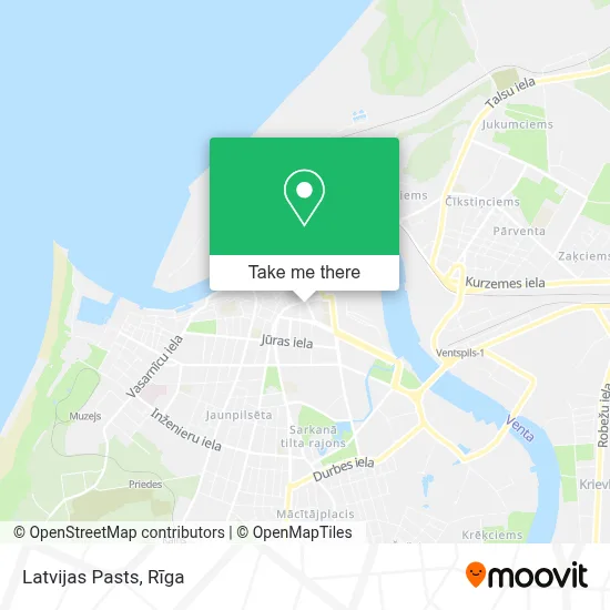Latvijas Pasts map
