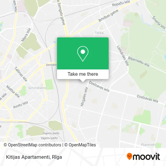 Kitijas Apartamenti map