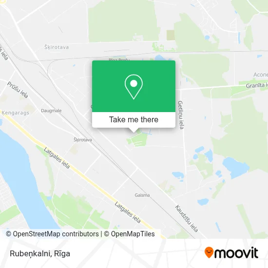 Rubeņkalni map