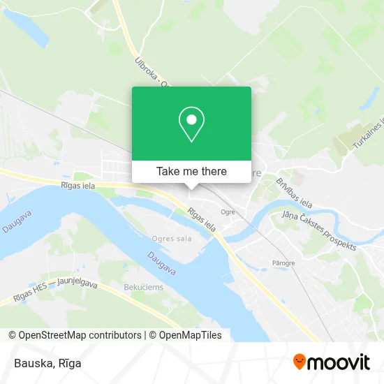Bauska map