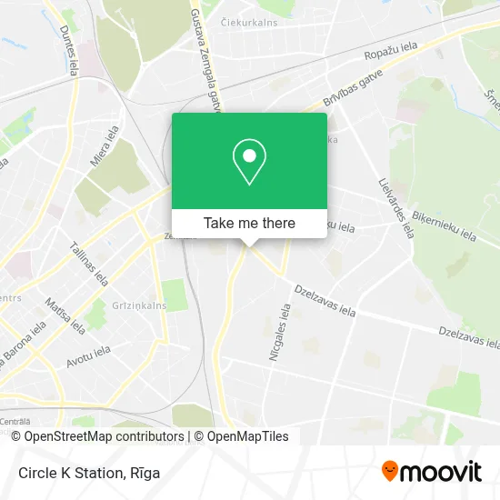 Circle K Station map