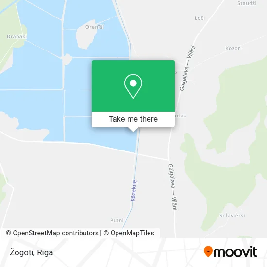 Žogoti map