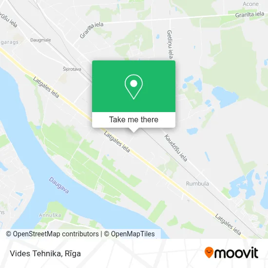 Vides Tehnika map