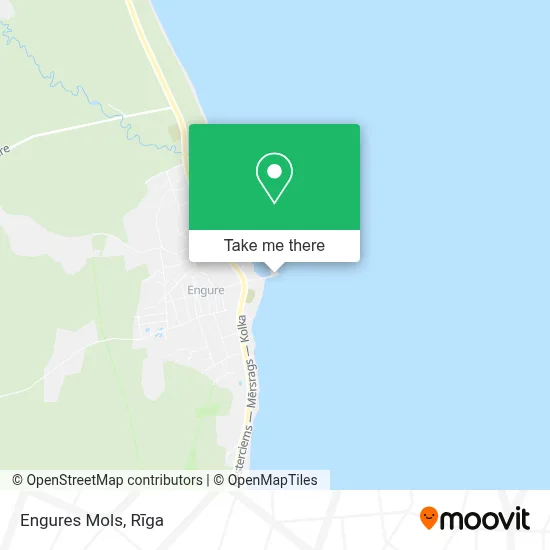 Engures Mols map
