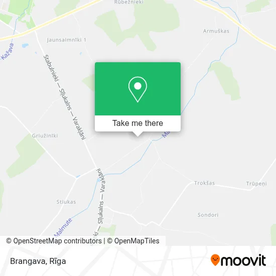 Brangava map