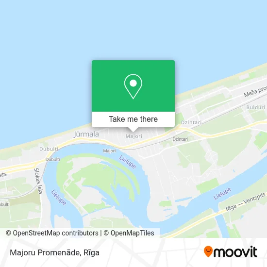 Majoru Promenāde map