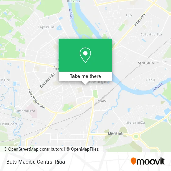 Buts Macibu Centrs map