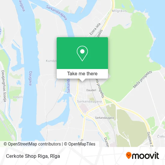 Cerkote Shop Riga map
