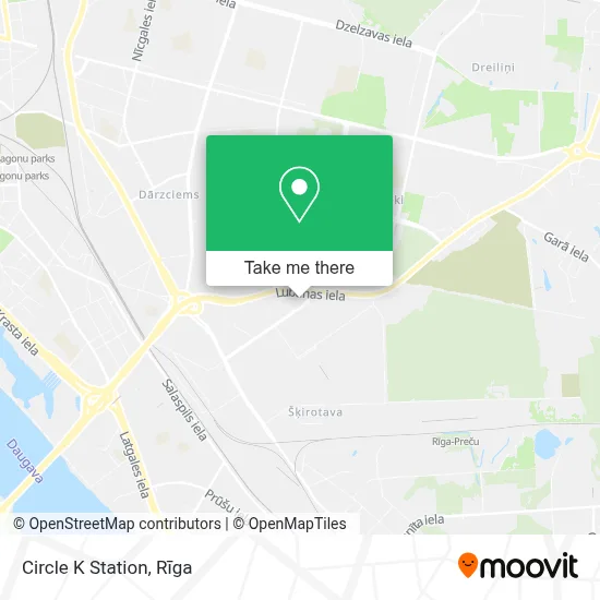 Circle K Station map