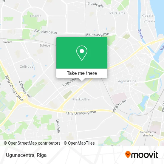 Ugunscentrs map