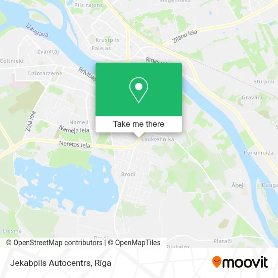Jekabpils Autocentrs map