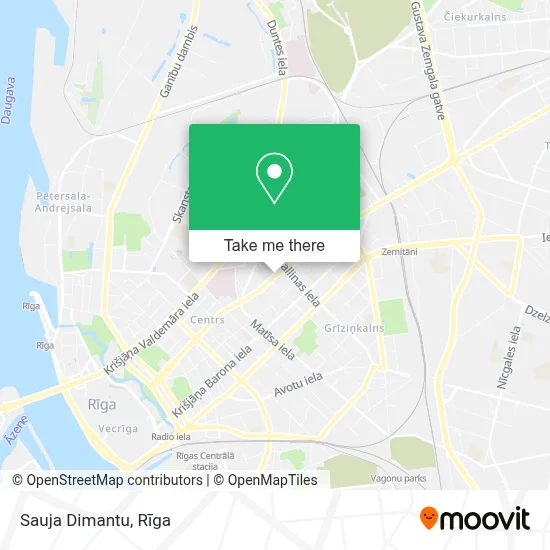 Sauja Dimantu map