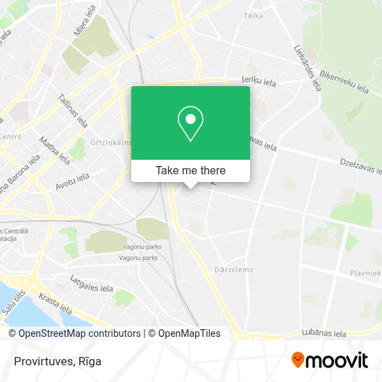 Provirtuves map