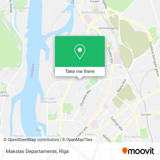 Makslas Departaments map