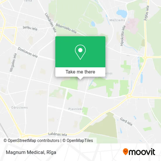 Magnum Medical map