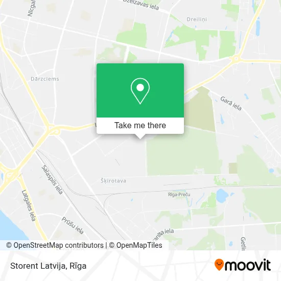 Storent Latvija map