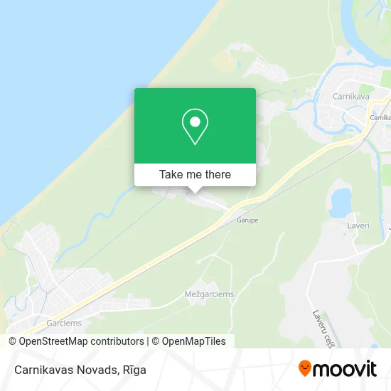 Carnikavas Novads map