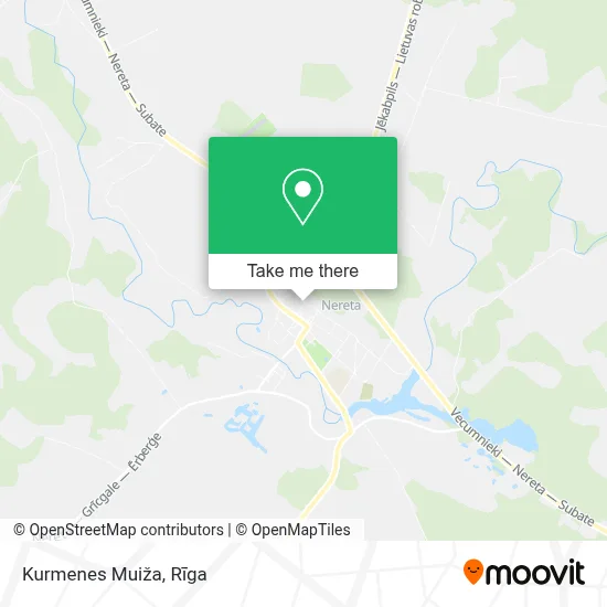 Kurmenes Muiža map