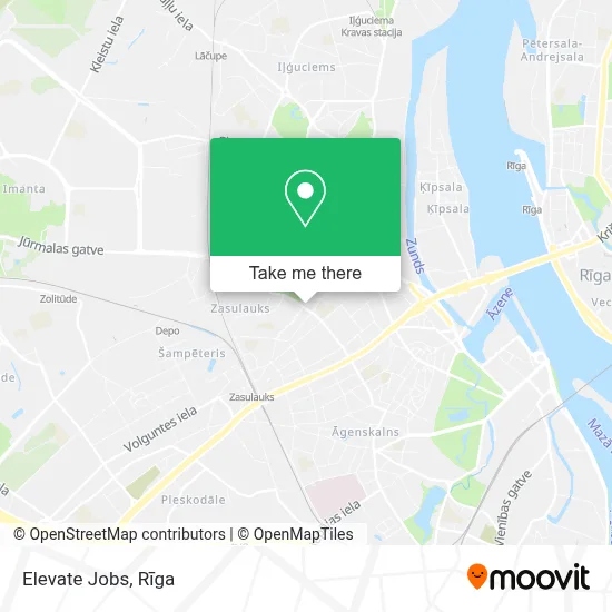 Elevate Jobs map
