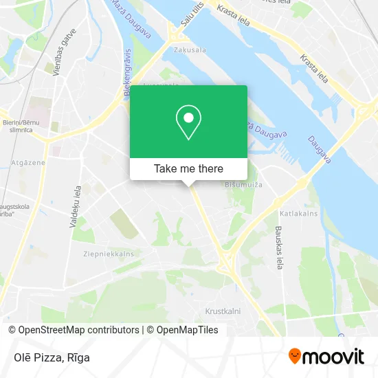 Olē Pizza map