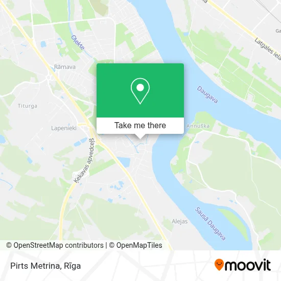 Pirts Metrina map