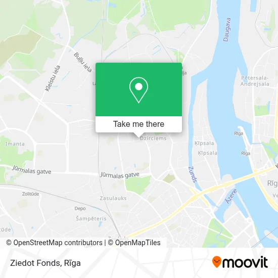 Ziedot Fonds map