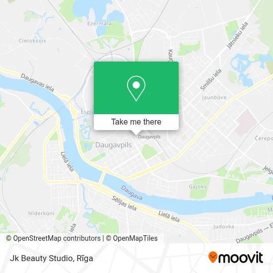 Jk Beauty Studio map