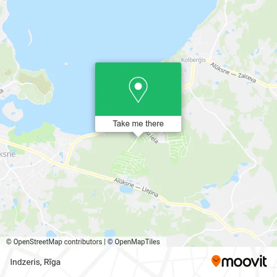 Indzeris map