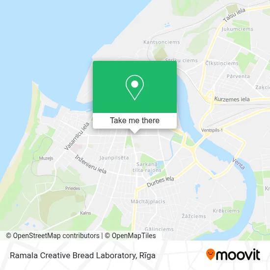 Ramala Creative Bread Laboratory map