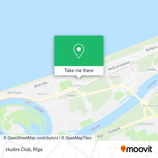 Hudini Club map