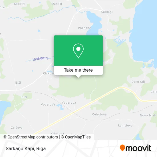 Sarkaņu Kapi map