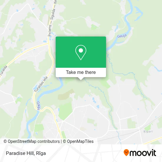 Paradise Hill map