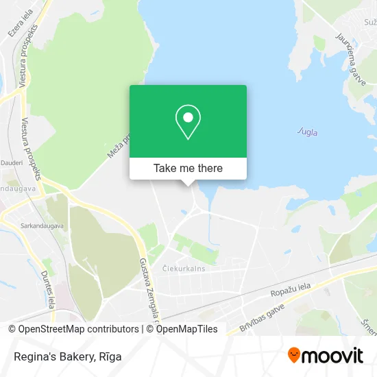 Regina's Bakery map