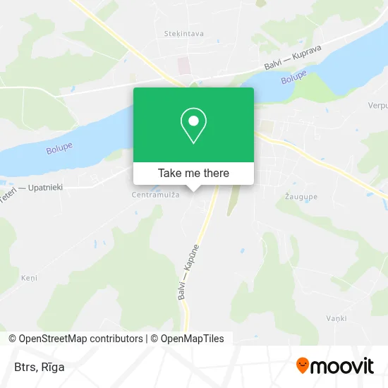 Btrs map