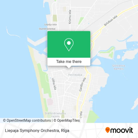 Liepaja Symphony Orchestra map