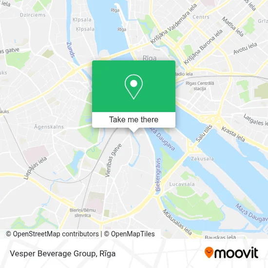Vesper Beverage Group map