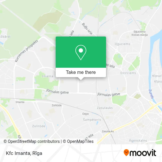 Kfc Imanta map