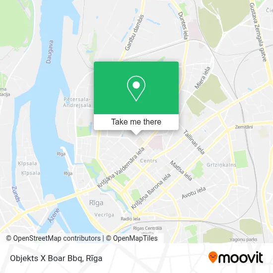 Objekts X Boar Bbq map