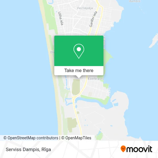 Serviss Dampis map