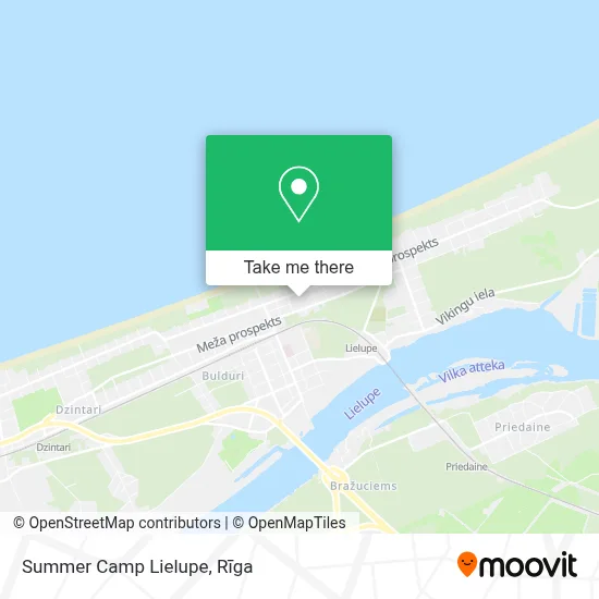 Summer Camp Lielupe map