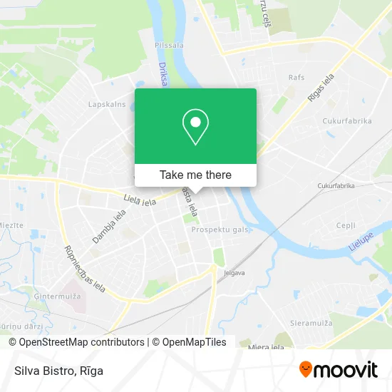 Silva Bistro map